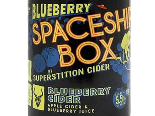 Superstition Meadery Spaceship Box Blueberry Cider  超自然蜂蜜酒廠藍莓宇宙藍莓橡木桶陳蘋果酒iCheers愛酒窩讓你窩在家就能享受啤酒