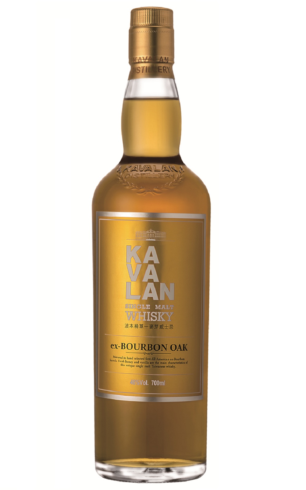 Kavalan Kavalan ex Bourbon Oak Single Malt Whisky 噶瑪蘭蒸餾廠 噶瑪蘭系列 波本桶 單一麥芽威士忌
