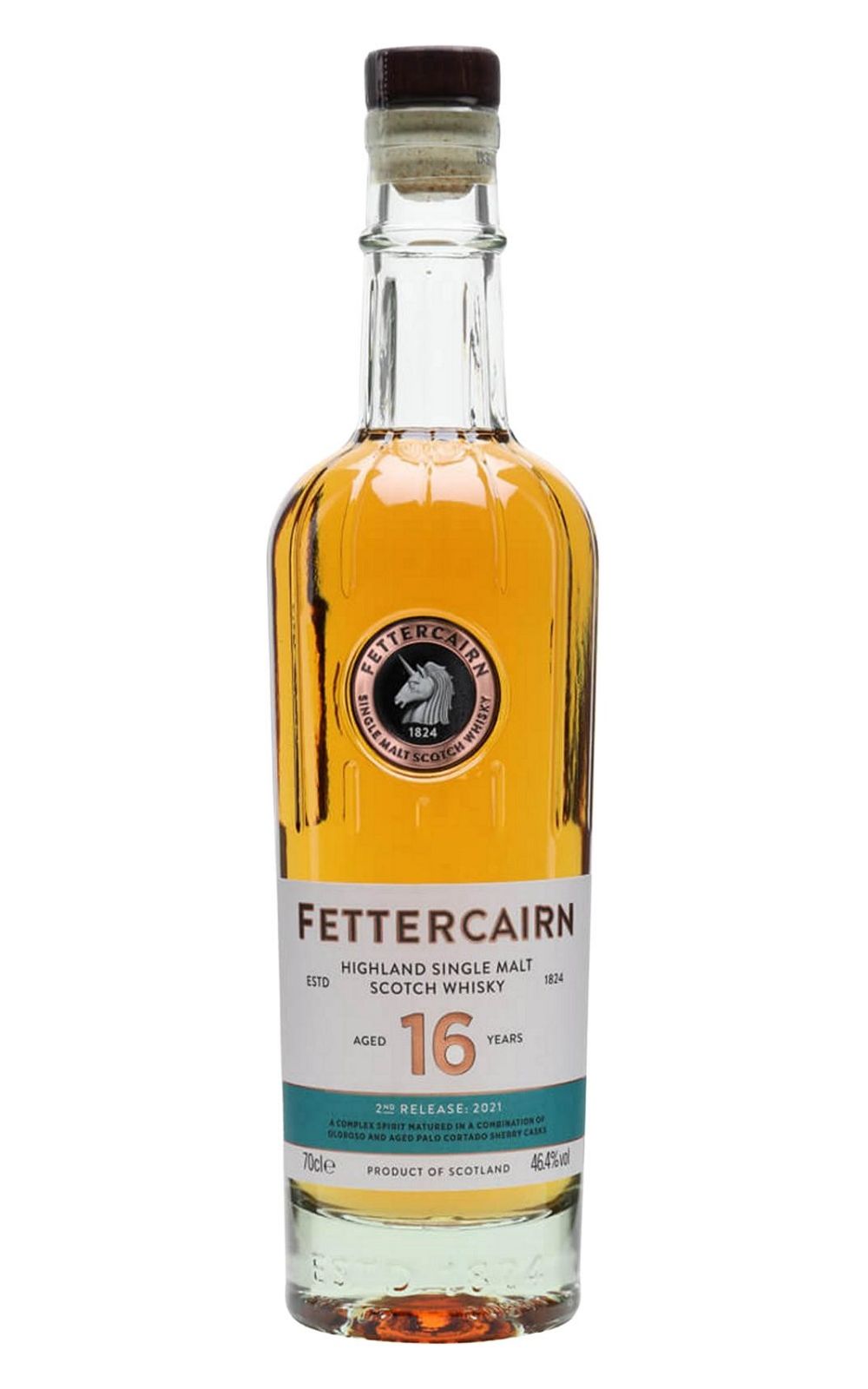 Fettercairn Distillery Aged 16 Years 2nd Release 2021 Highland Single Malt Scotch Whisky 費特肯蒸餾廠 16年 2021年度第二版 單一麥芽蘇格蘭威士忌