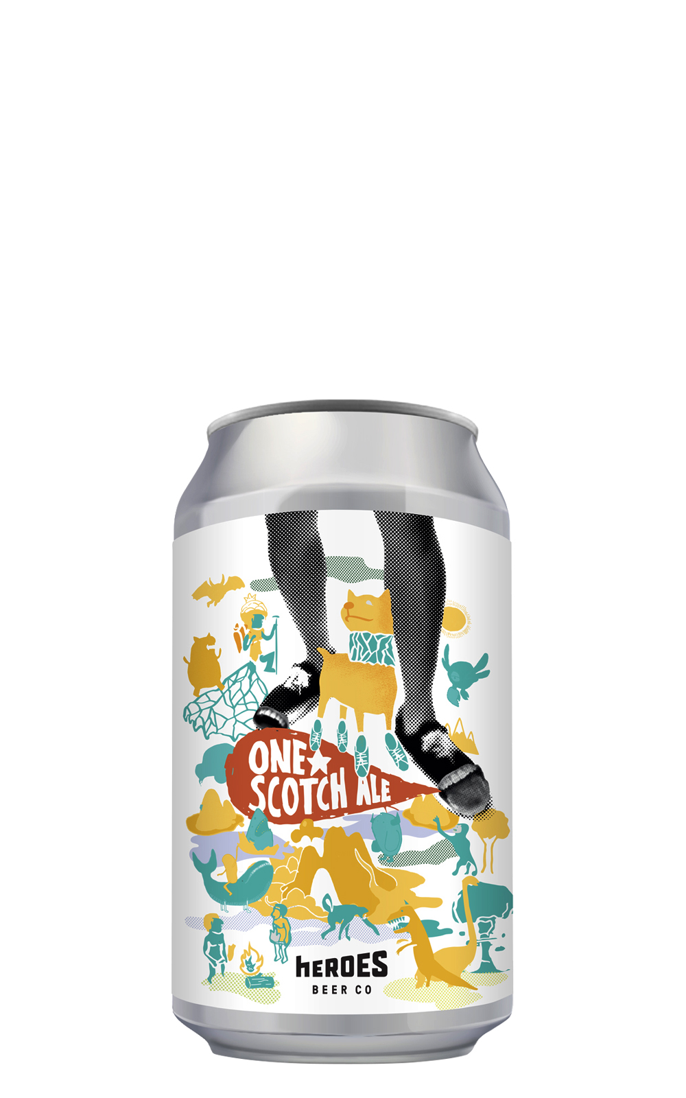 Heroes Beer Co AP 09 One Star Scotch Ale 英雄精釀啤酒廠 目中無人機械狗