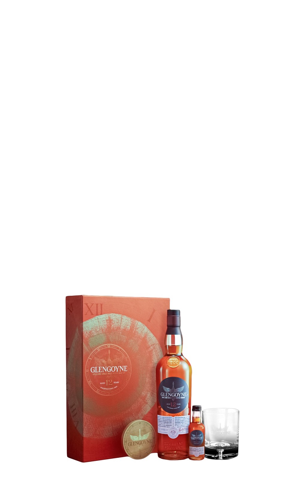 Glengoyne Distillery 12 Years Highland Single Malt Scotch Whisky 2022 Gift box 格蘭哥尼 12年單一麥芽蘇格蘭威士忌禮盒組