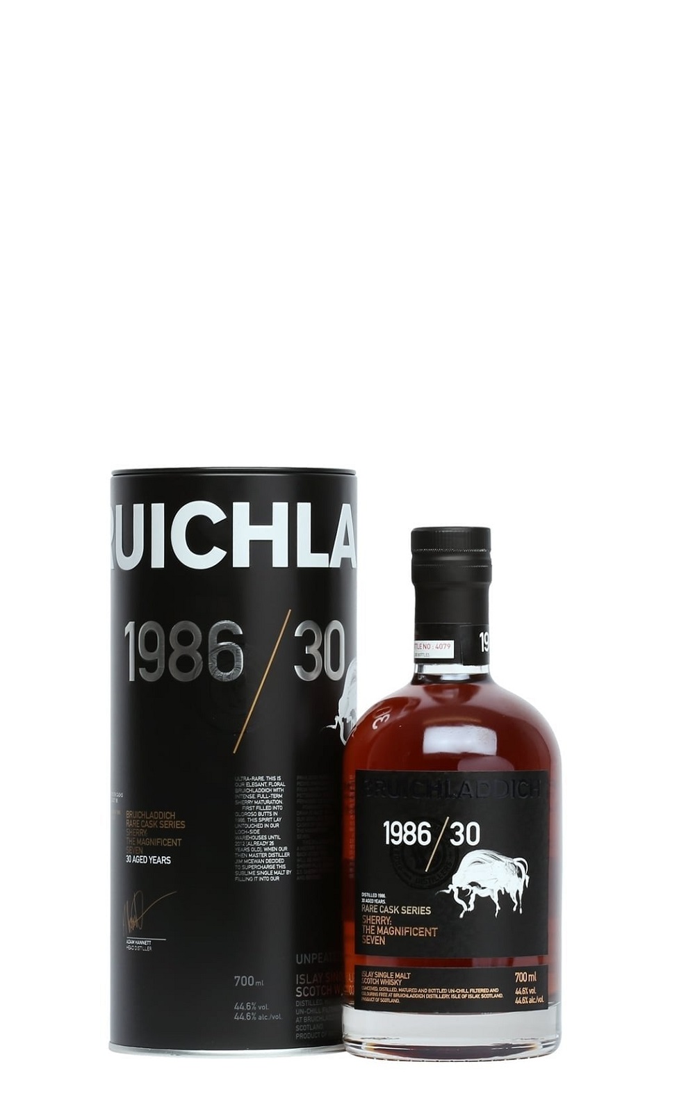 Bruichladdich Distillery Rare Cask Vintage 1986 Sherry the Magnificent 7 布萊迪蒸餾廠 古稀系列1986