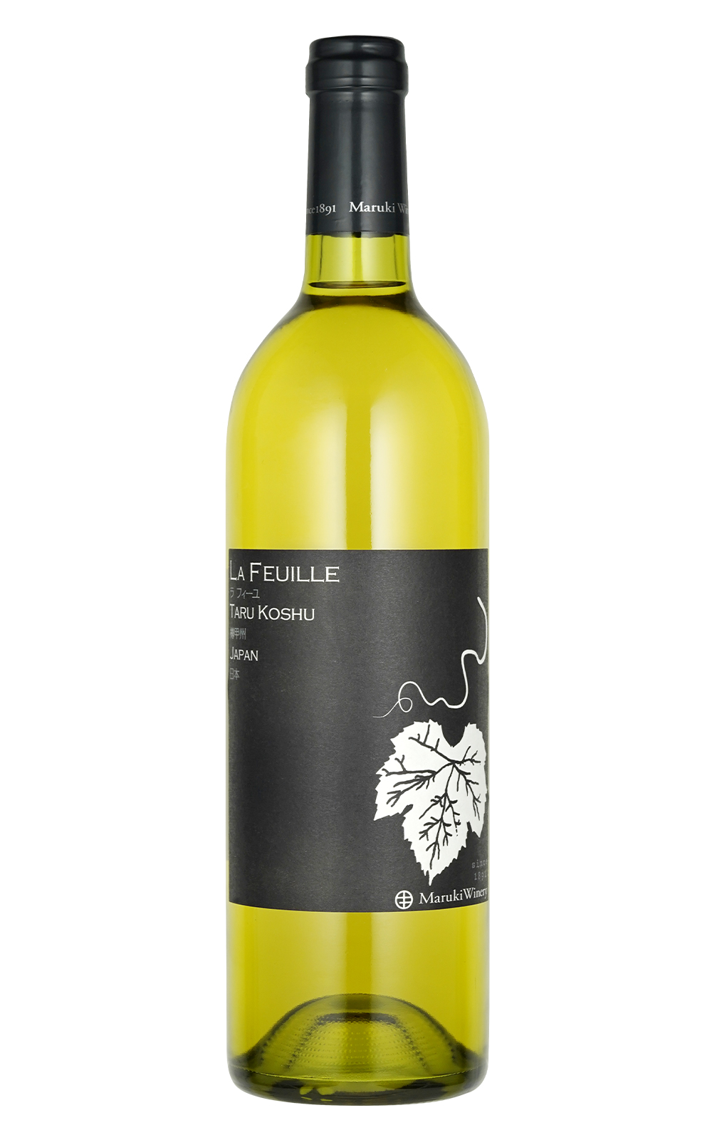 Maruki Winery LA FEUILLE Taru Koshu 2019 丸木酒莊 落葉 樽甲州白酒