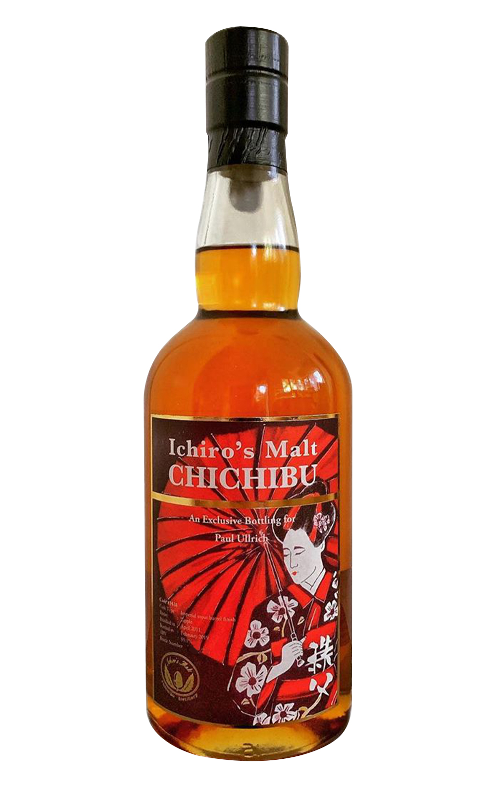 Chichibu Distillery Ichiro s Malt CHICHIBU Paul Ullrich Imperial Stout Barrel Finish Single Malt Whisky 秩父蒸餾廠 紅色男藝妓 單一麥芽威士忌