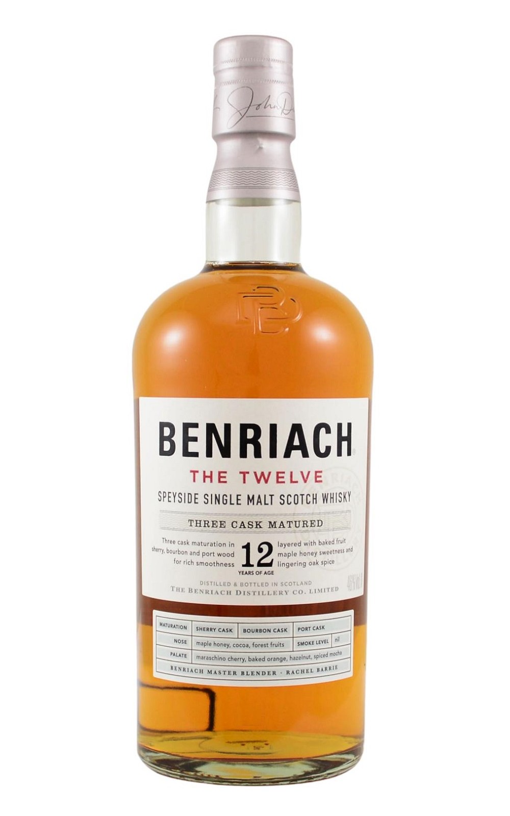 The BenRiach 新版The Twelve Speyside Single Malt Scotch Whisky 班瑞克蒸餾廠 12年單一麥芽蘇格蘭威士忌