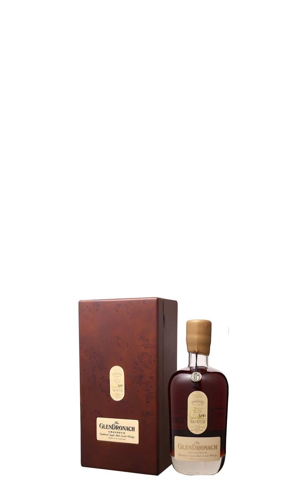 GlenDronach Grandeur Batch 11 Aged 28 Years Highland Single Malt Scotch Whisky 格蘭多納蒸餾廠 宏偉系列 第十一批次 28年 單一麥芽蘇格蘭威士忌