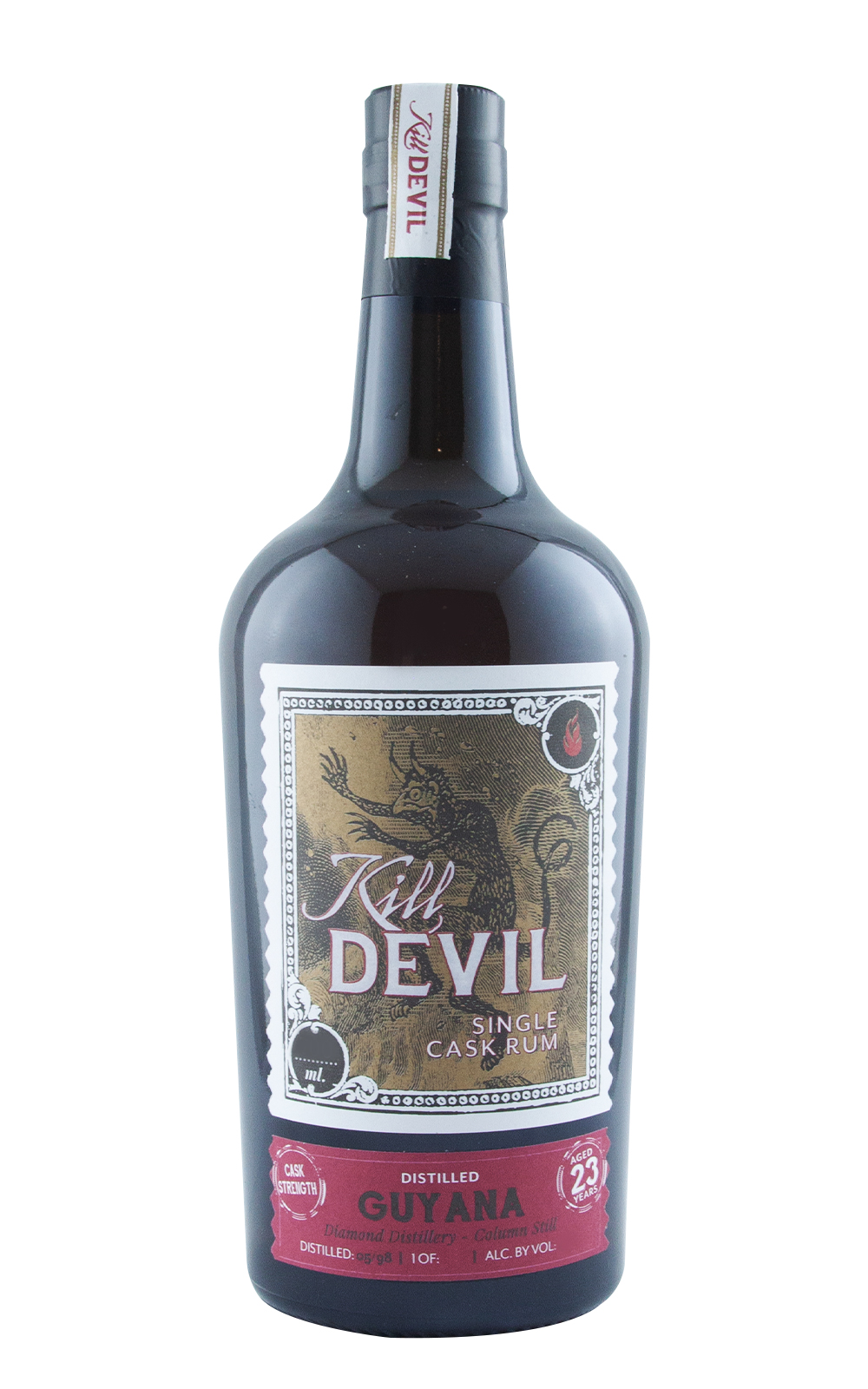 Kill Devil Guyana Diamond Pot Still 1998 23 Years Rum 驅魔神探 圭亞那鑽石1998 23年蘭姆酒