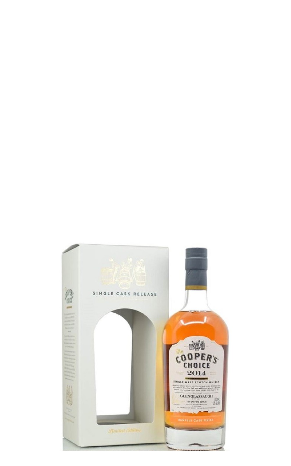 The Cooper s Choice Glenglassaugh 2014 7 Years 101 Banyuls Cask Finish Single Malt Scotch Whisky 酷選大師 格蘭格拉索 2014 7年 101 班努斯甜酒桶 單一麥芽蘇格蘭威士忌