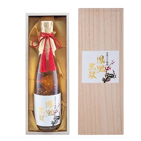 麻原酒造株式会社-鳳凰無双 金箔梅酒（木盒版）