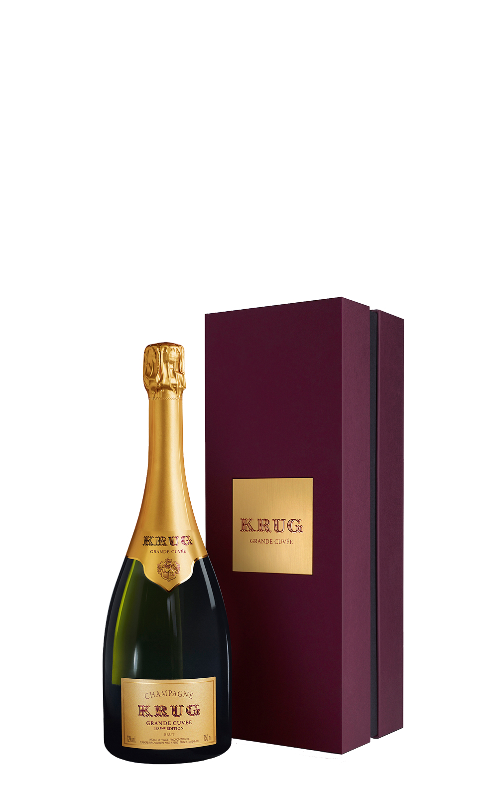 Krug Champagne Grande Cuvee 168eme Edition Brut Gift Box NV 庫克香檳 偉大經典 版本168 不甜香檳 禮盒