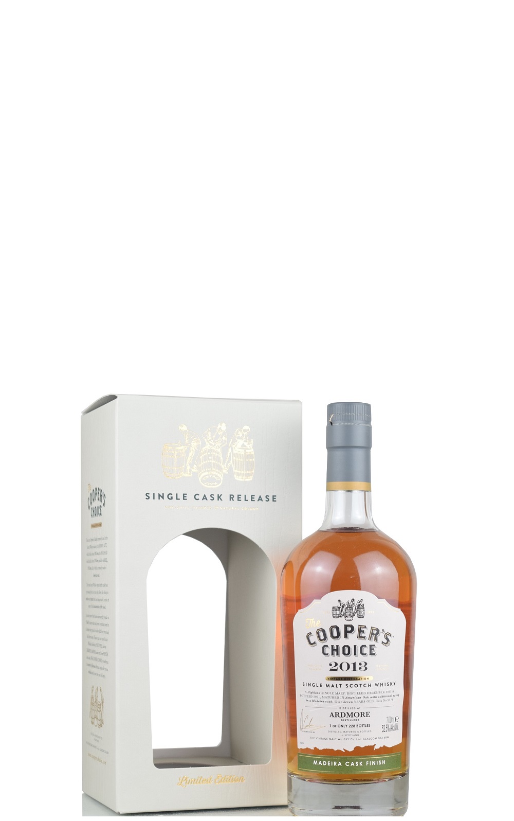 The Cooper s Choice Ardmore 2013 Madeira Cask Single Malt Scotch Whisky 酷選大師 阿德莫爾 2013 馬德拉單一桶蘇格蘭威士忌