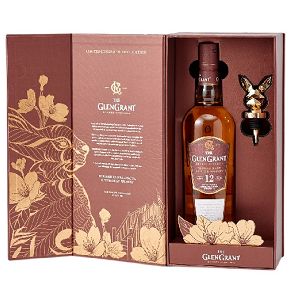 Glen Grant-Aged 12 Years Single Malt Scotch Whisky Year of Rabbit Gift Box
