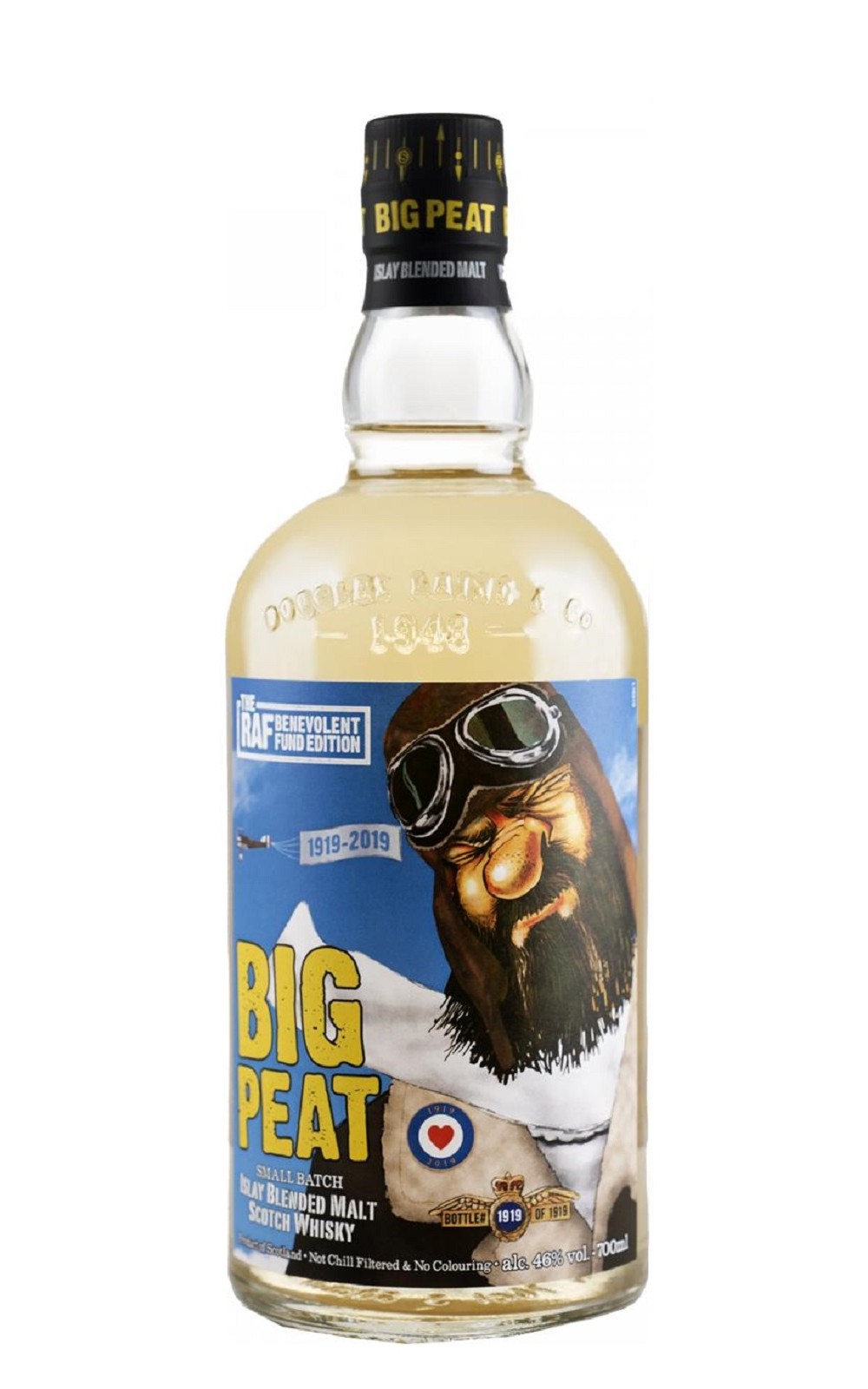 Douglas Laing Co Big Peat The RAF Benevolent Fund Edition Islay Blended Malt Scotch Whisky 道格拉斯 蘭恩獨立裝瓶廠 泥煤哥系列 皇家空軍慈善基金限量裝瓶 艾雷島調和麥芽蘇格蘭威士忌