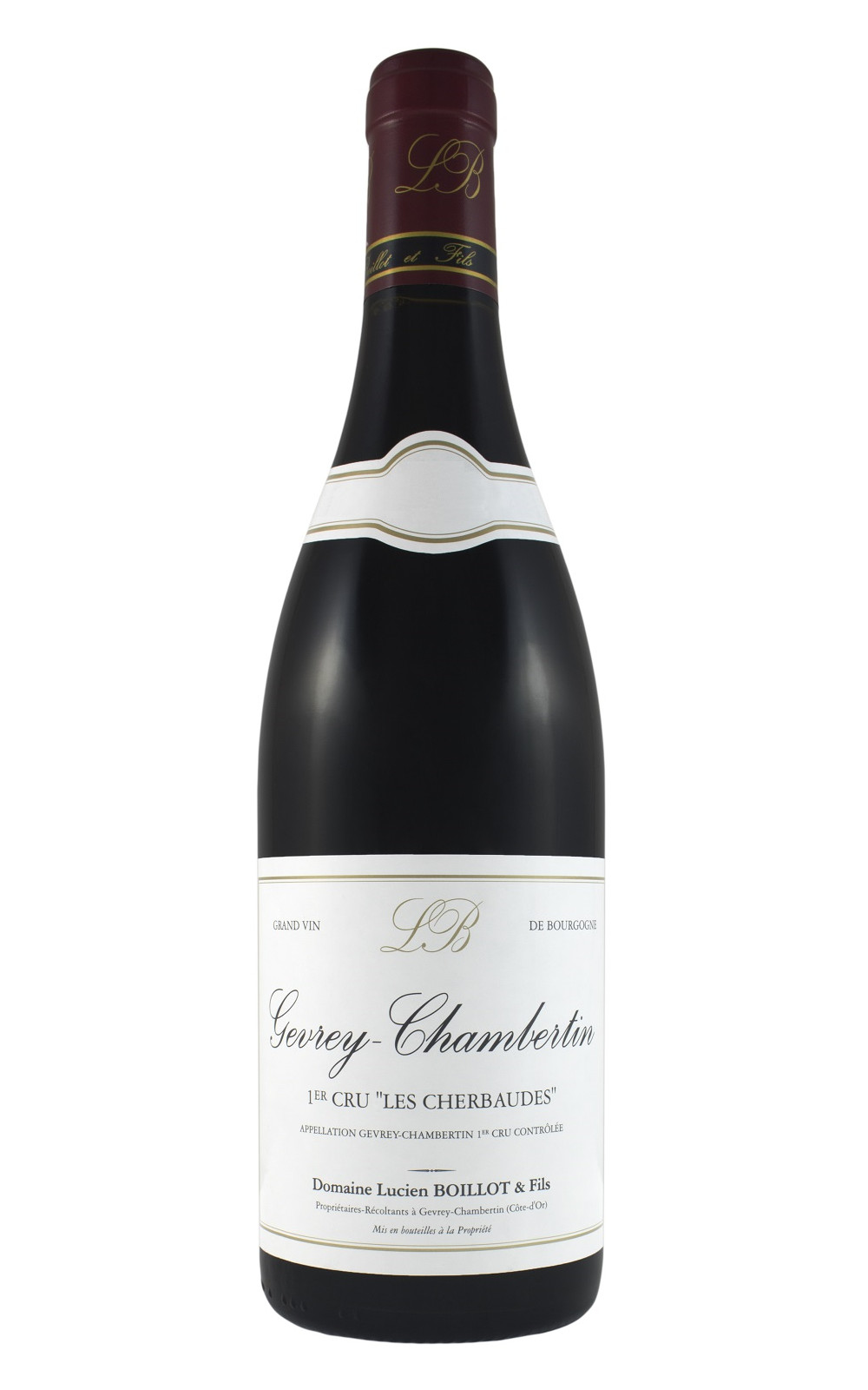 Domaine Lucien Boillot Fils Gevrey Chambertin 1er Cru Les Cherbaudes 2021 路西安 布由酒莊 哲維瑞香貝丹 榭伯德 一級園紅酒