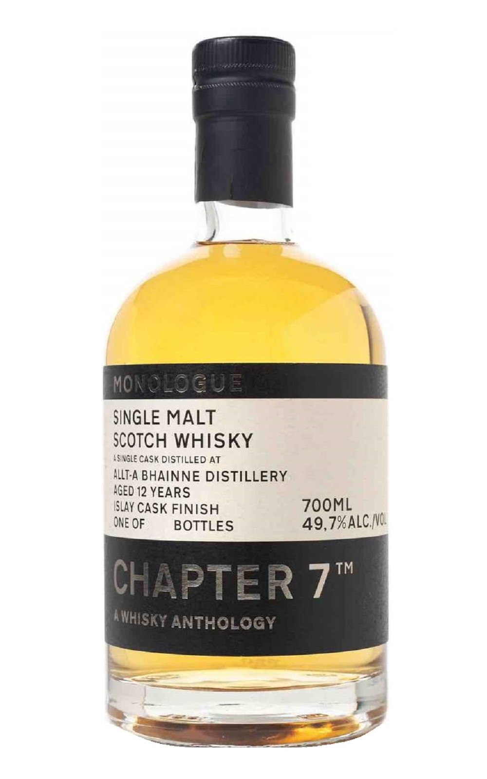 Chapter 7 Allt a Bhainne 2008 Aged 12 Years Islay Single Malt Scotch Whisky 第七樂章威士忌 奧特班尼2008 12年單一麥芽蘇格蘭威士忌