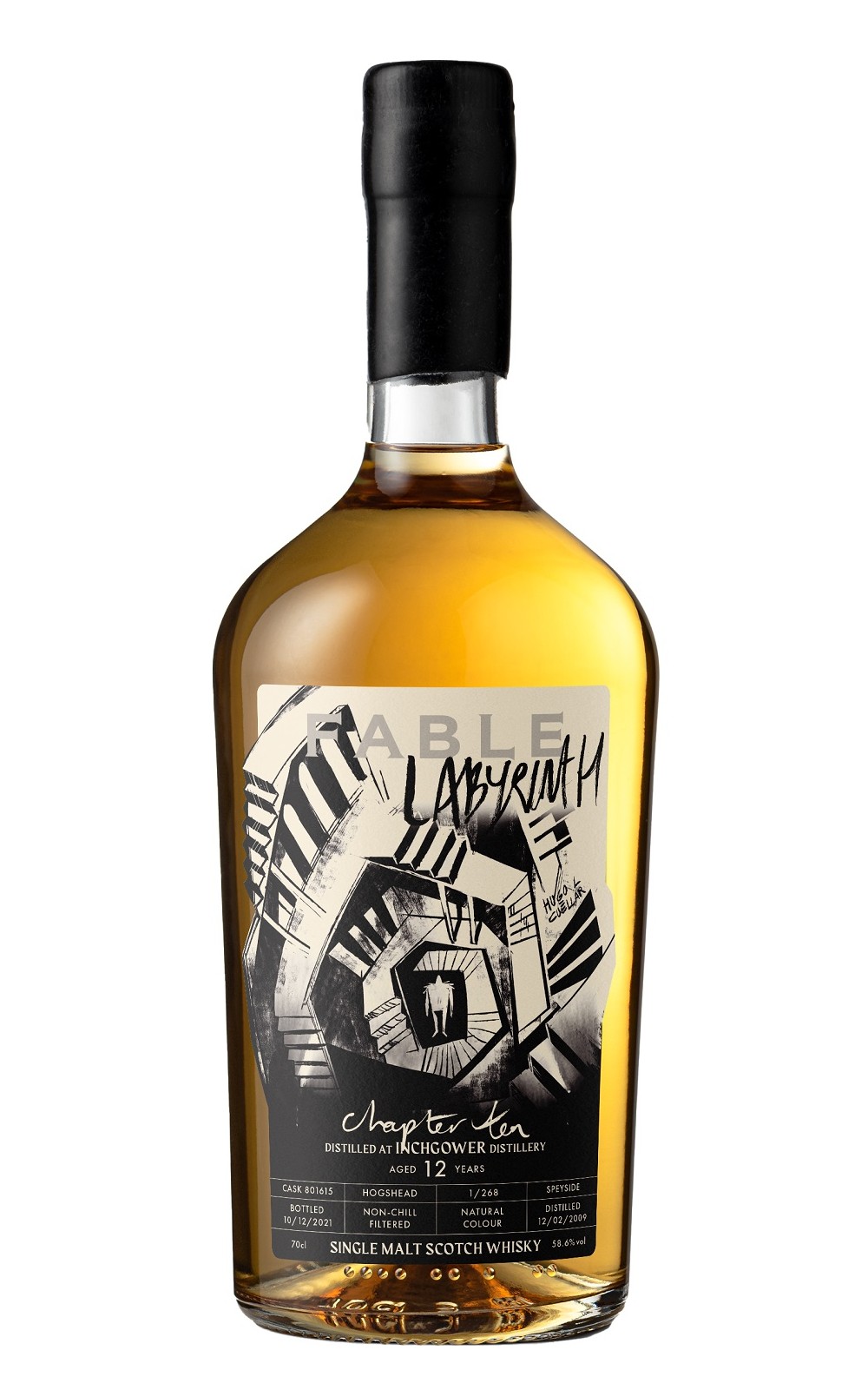 FABLE Chapter Ten Labyrinth Inchgower 2009 Aged 12 Years 801615 Single Malt Scotch Whisky 闇影傳說 第十章 迷宮 英呎高爾 12年單桶單一麥芽蘇格蘭威士忌