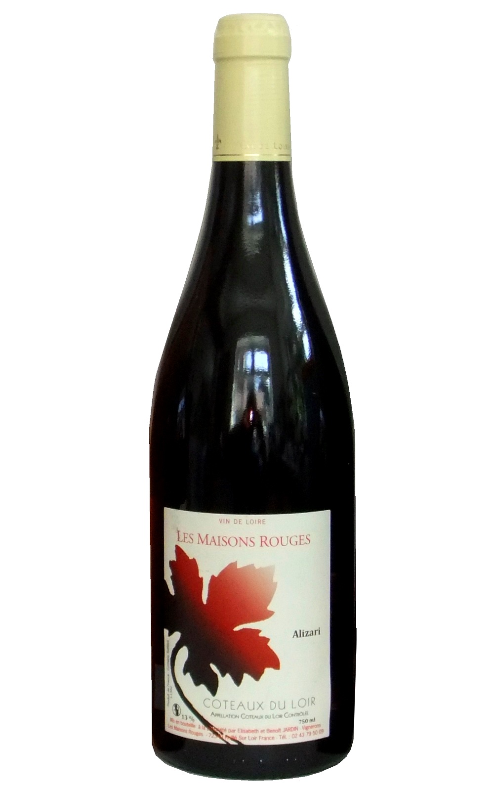 Domaine Les Maisons Rouges Alizari Coteaux du Loir 2015 紅屋堡 茜之紅 盧瓦丘紅酒