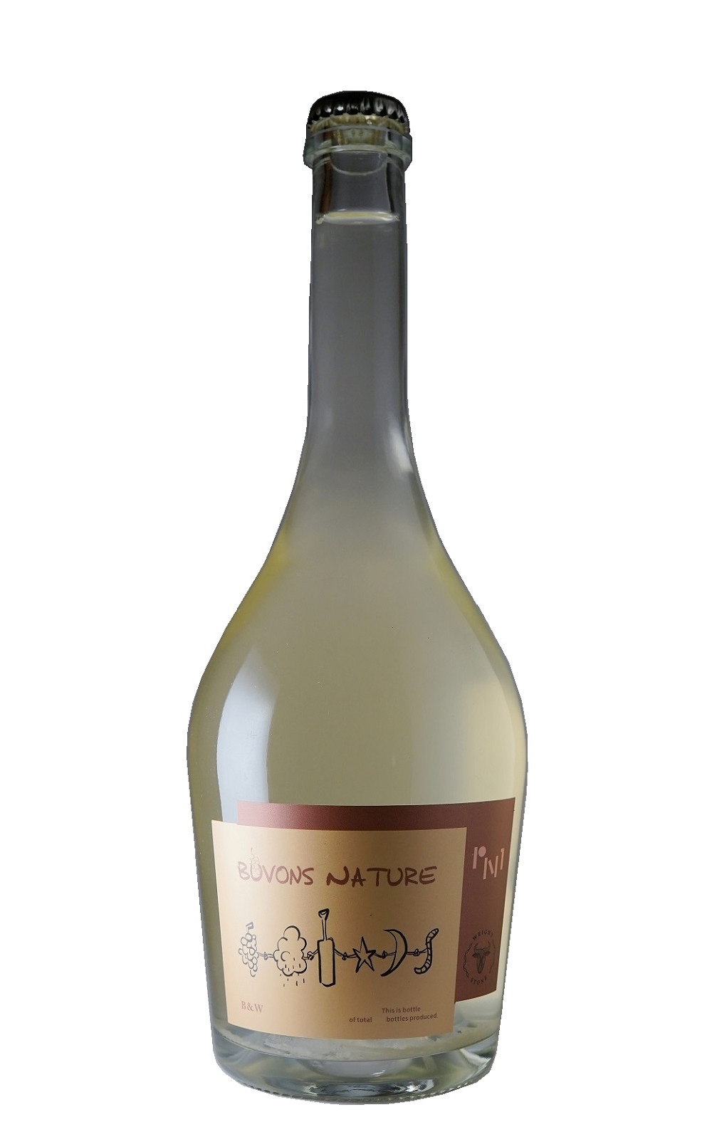 Weightstone Vineyard Estate Winery B W PN1 2019 威石東酒莊 喝自然 天然微氣泡白酒