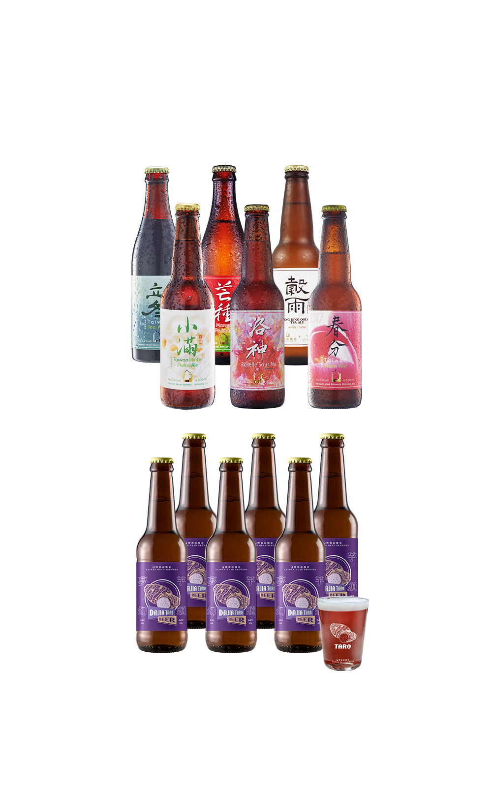 Taiwan Head Brewers 【臺農酒館 夢幻芋頭】十一月限定主題組合 啤酒頭釀造 【臺農酒館 夢幻芋頭】十一月限定主題組合