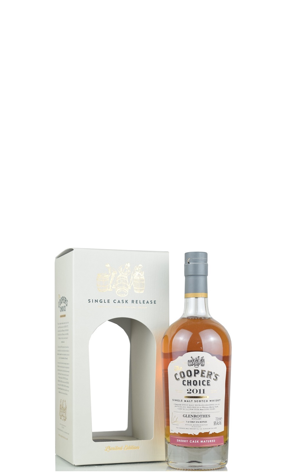 The Cooper s Choice Glenrothes 2011 Oloroso Sherry Cask Single Malt Scotch Whisky 酷選大師 格蘭路思 2011 單一桶蘇格蘭威士忌