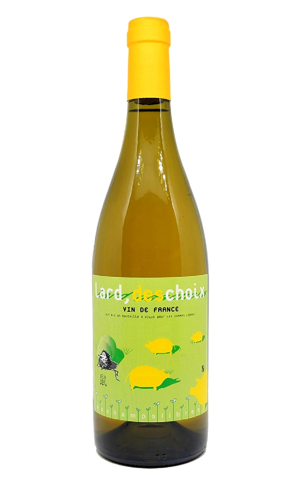 Les Champs Libres Lard des Choix Blanc 2018 自由莊園 阿胖上選白酒