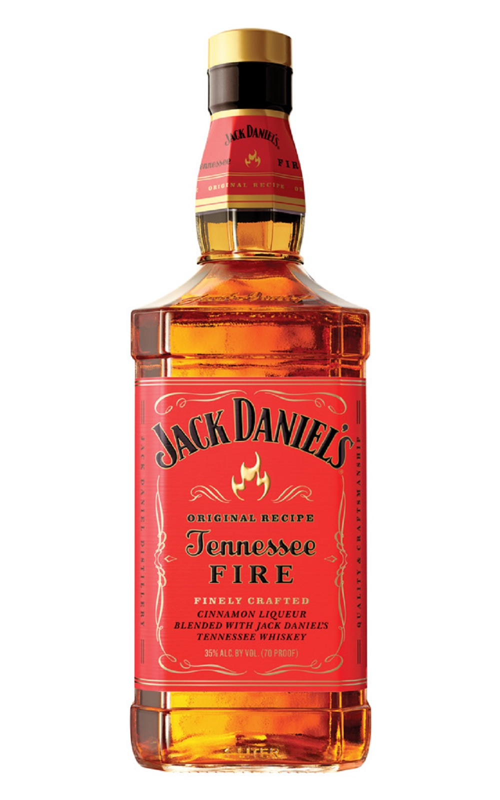 Jack Daniel s Tennessee Fire Cinnamon Liqueur Blended with Jack Daniel s Tennessee Whiskey 傑克丹尼蒸餾廠 田納西之火 肉桂田納西威士忌