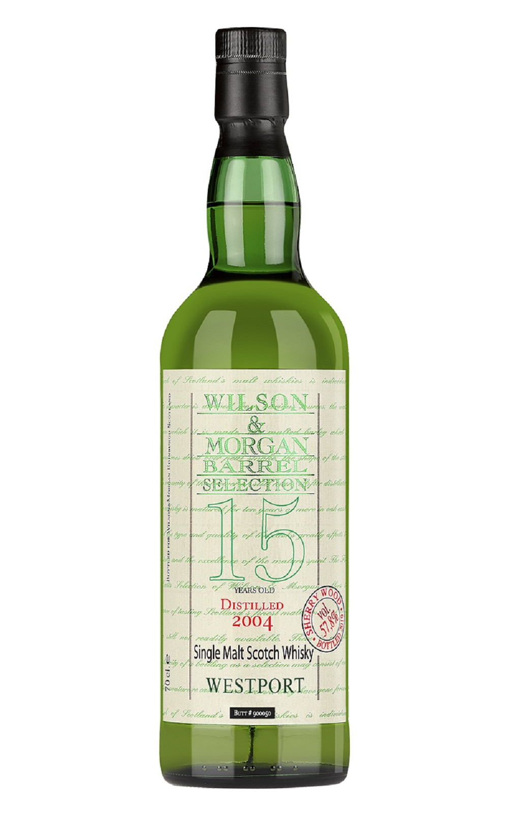 Wilson Morgan Barrel Selection Westport 2004 15 Years Old Sherry Wood Single Malt Scotch Whisky 威爾森 x 摩根獨立裝瓶廠 港景 2004 15年雪莉桶 單一麥芽蘇格蘭威士忌