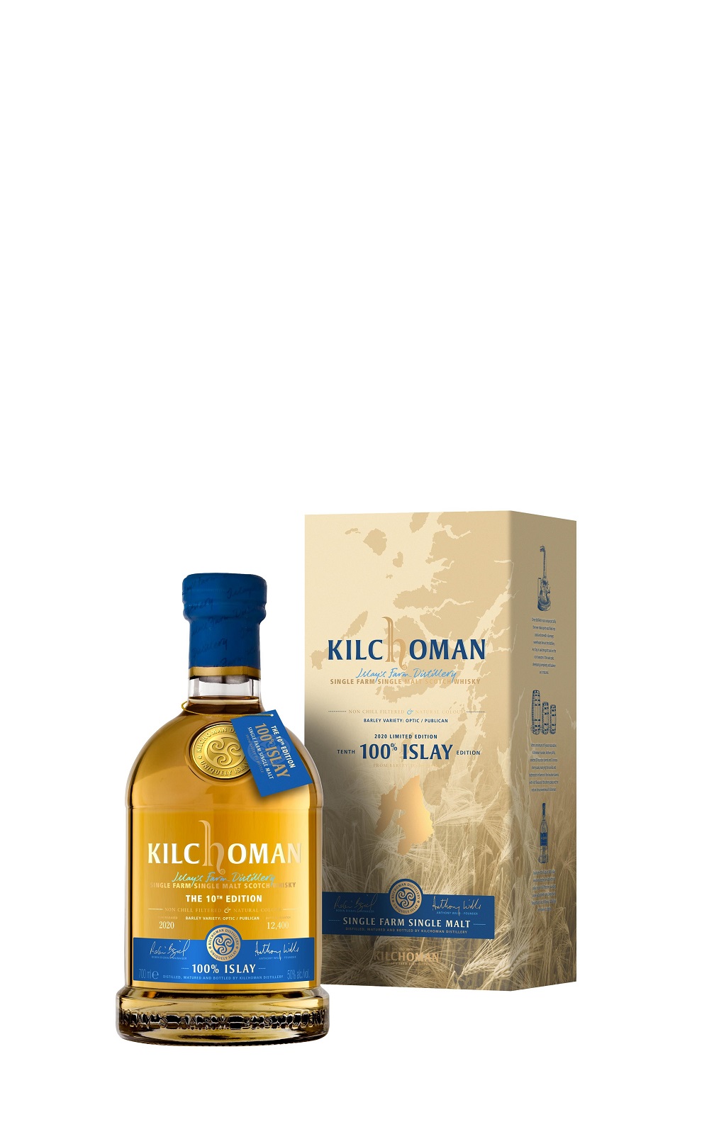 Kilchoman Distillery 100 Islay Islay Single Malt Scotch Whisky 10th Edition 齊侯門蒸餾廠 100 艾拉 艾雷島單一麥芽蘇格蘭威士忌 第十版