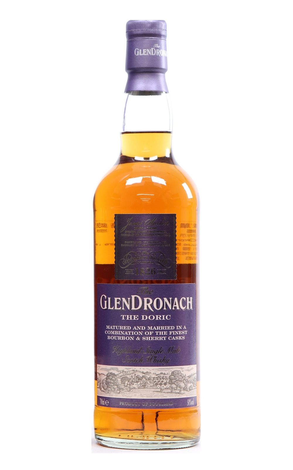 GlenDronach The Doric Highland Single Malt Scotch Whisky 格蘭多納蒸餾廠 多利 單一麥芽蘇格蘭威士忌