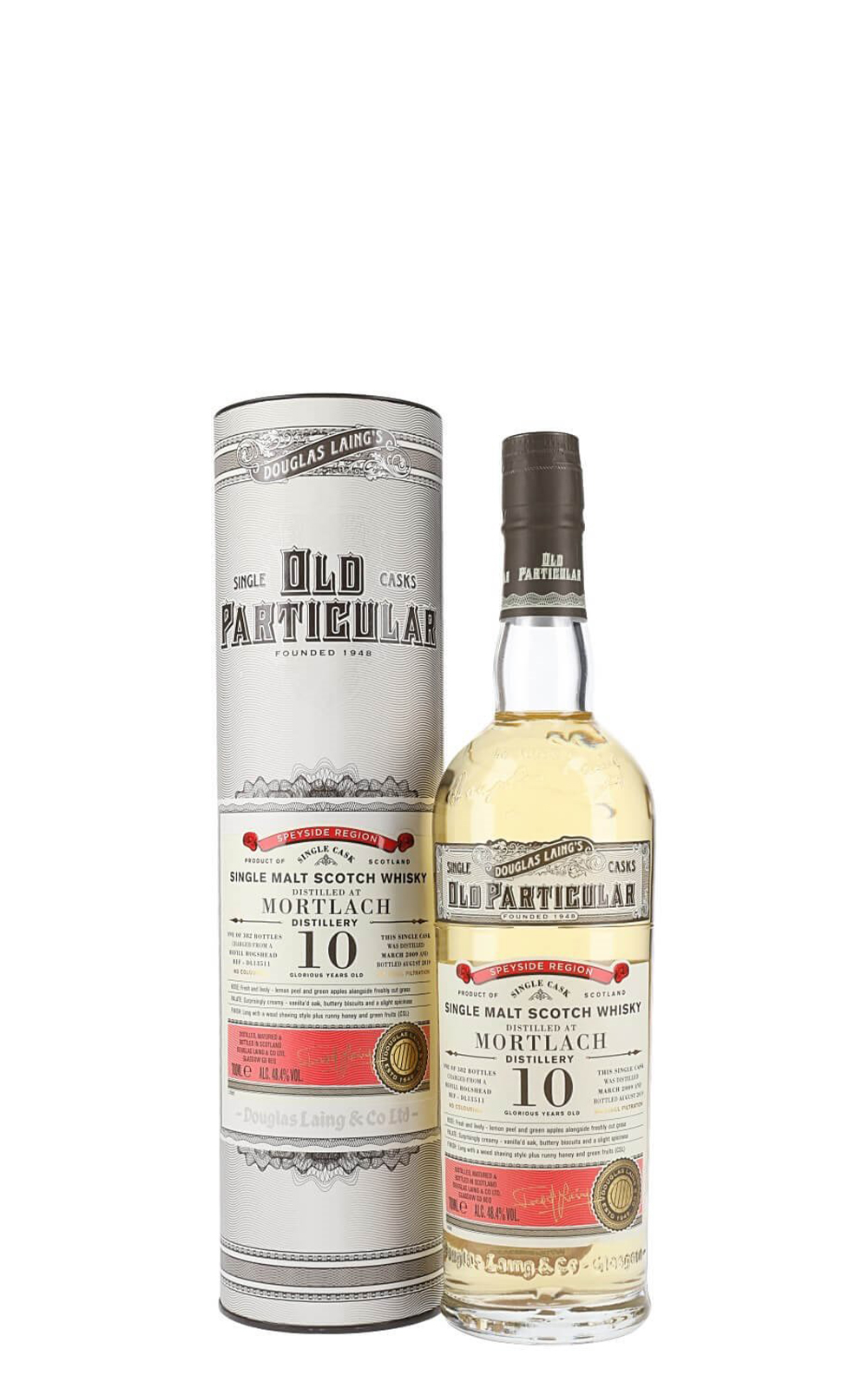Douglas Laing Co Old Particular Mortlach 10 Years Old Single Malt Scotch Whisky 道格拉斯 蘭恩獨立裝瓶廠 獨特風韻系列 慕赫 10年單一麥芽蘇格蘭威士忌