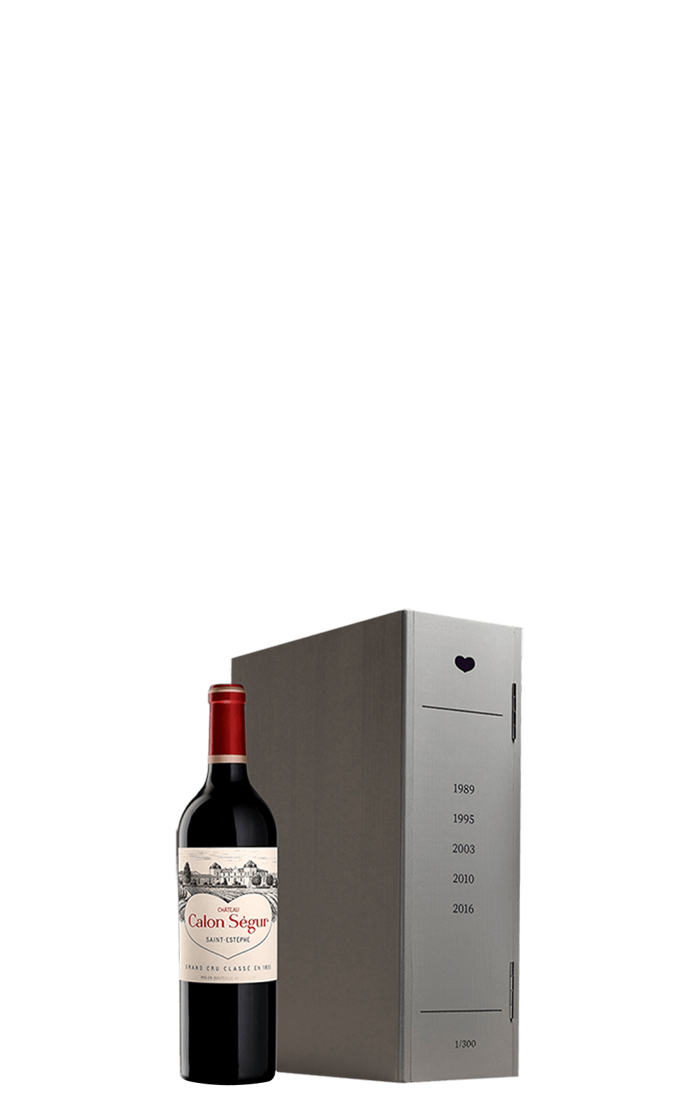 Chateau Calon Segur The Book 5 Bottle Set 750ml 5 Book 1 NV 卡隆塞居堡 書 一軍酒多年份木盒套組 750ml 5 書 1