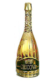 Cricova Crystal Gold NV 克利克瓦酒莊 水晶黃金工藝瓶身 不甜白氣泡酒