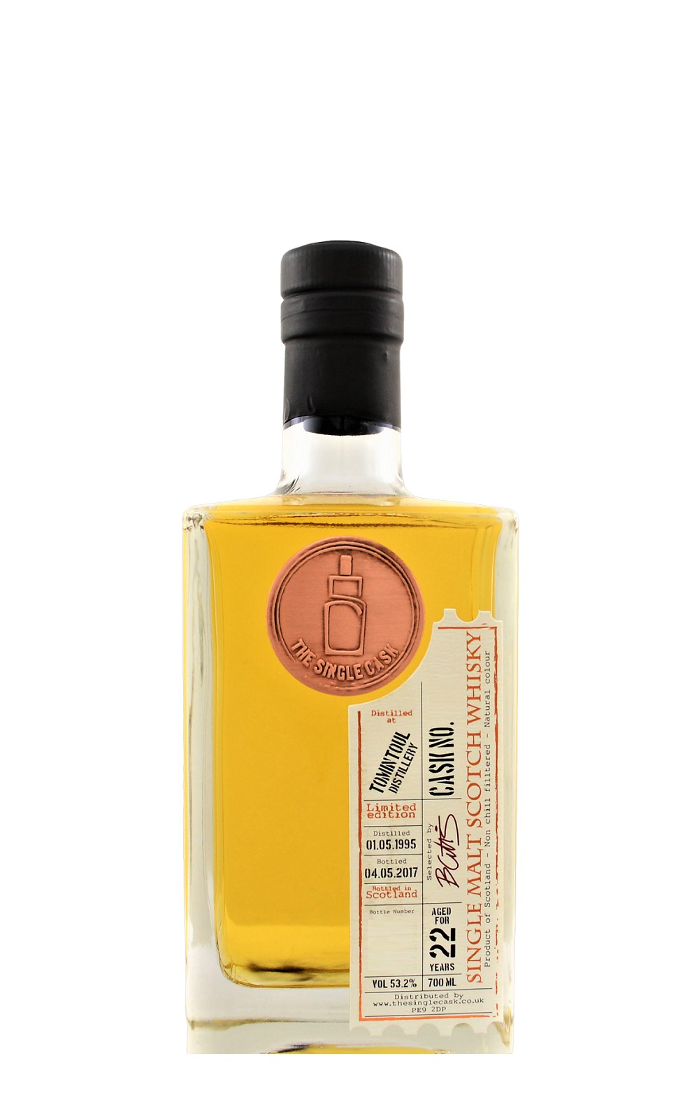 The Single Cask 1995 Tomintoul Aged 22 Years Single Malt Scotch Whisky 單桶系列 都明多 1995 22年 單一麥芽蘇格蘭威士忌