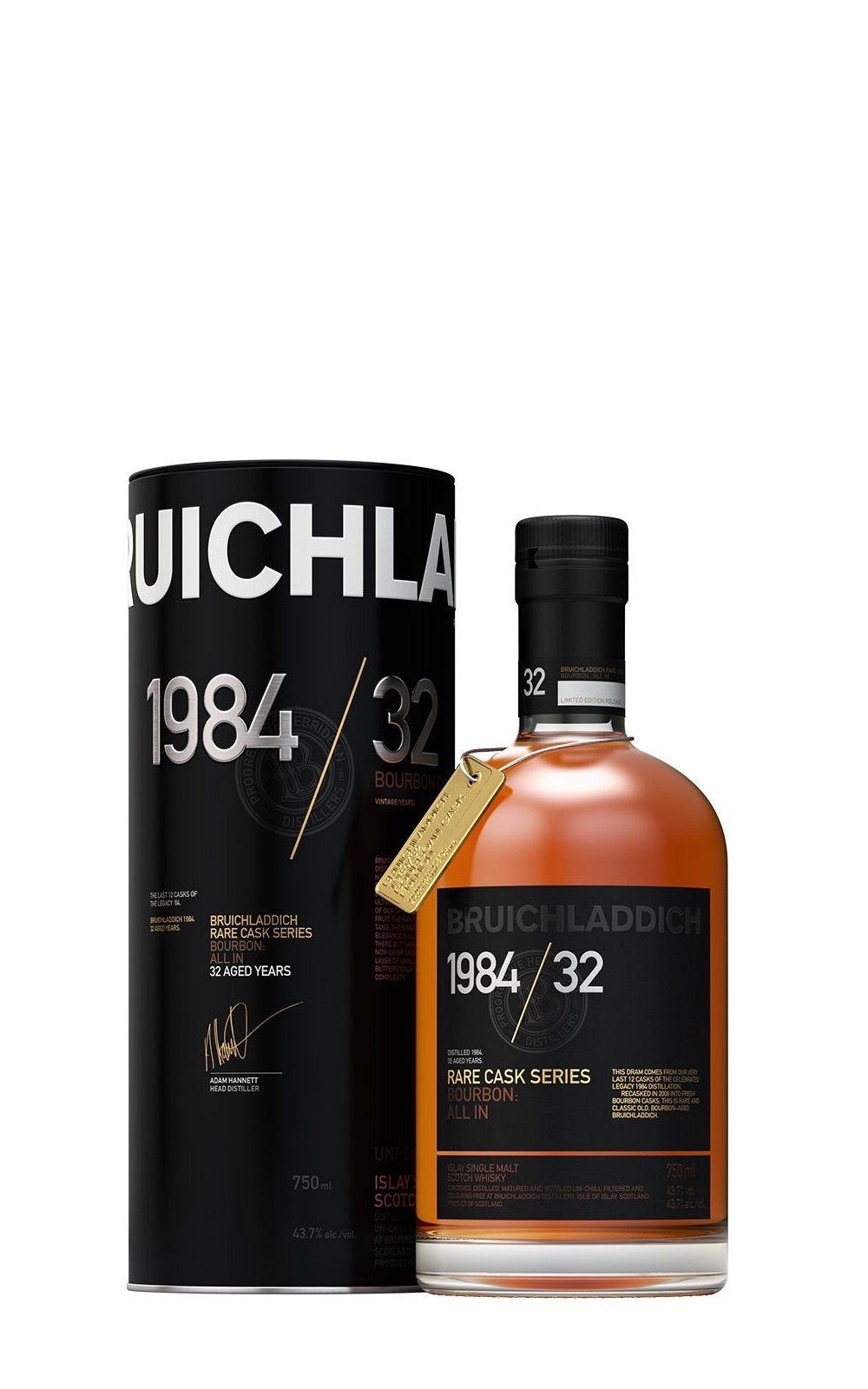 Bruichladdich Distillery Rare Cask Vintage 1984 Bourbon All In 布萊迪蒸餾廠 古稀系列1984