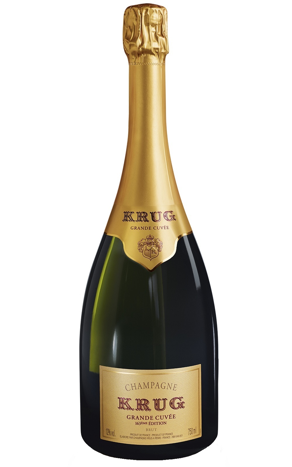 Krug Champagne Grande Cuvee 163eme Edition Brut NV 庫克香檳 偉大經典 版本163 不甜香檳