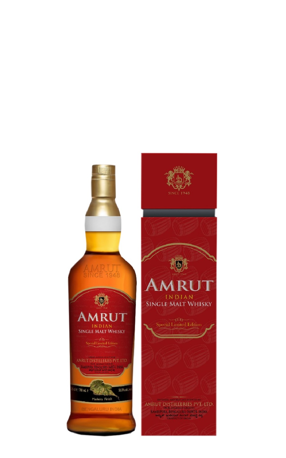Amrut Madeira Finish Special Limited Edition Indian Single Malt Whisky 雅沐特蒸餾廠 馬德拉 單一麥芽印度威士忌