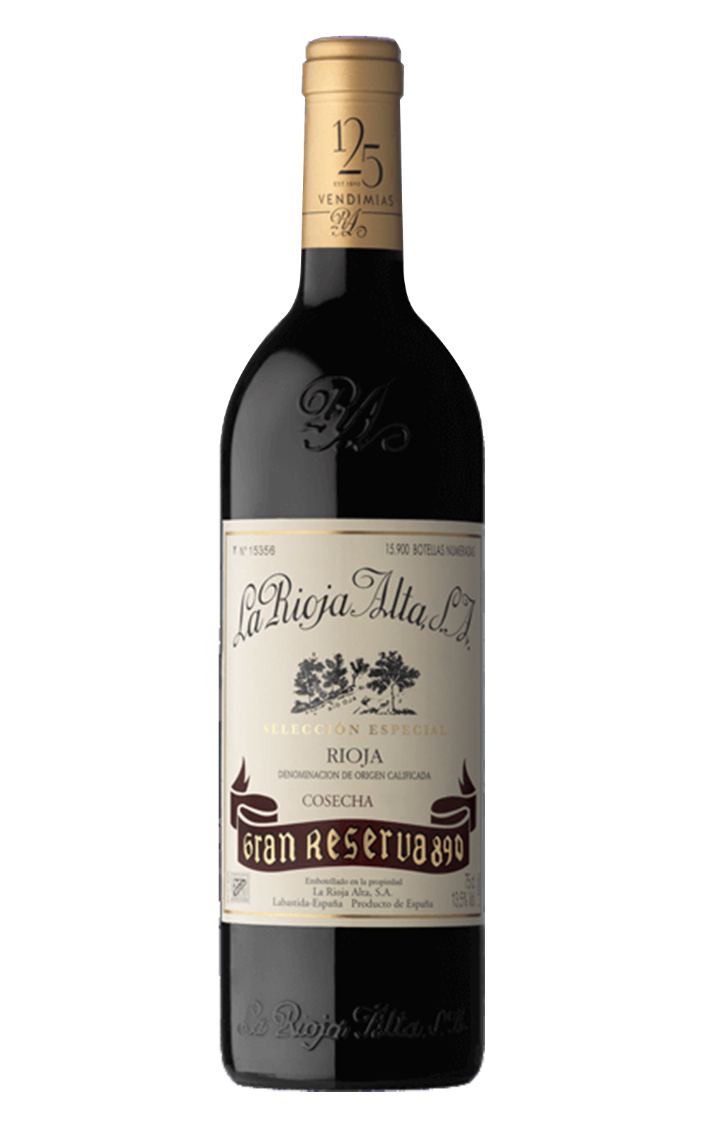 La Rioja Alta Gran Reserva 890 Rioja 2004 上利奧哈酒莊 特選陳年890 利奧哈紅酒