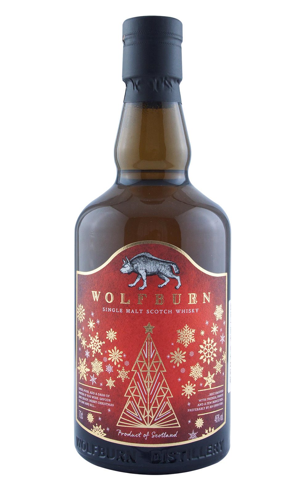 Wolfburn Distillery Christmas Edition 2021 Highland Single Malt Scotch Whisky 古狼蒸餾廠 2021聖誕特別版 單一麥芽蘇格蘭威士忌