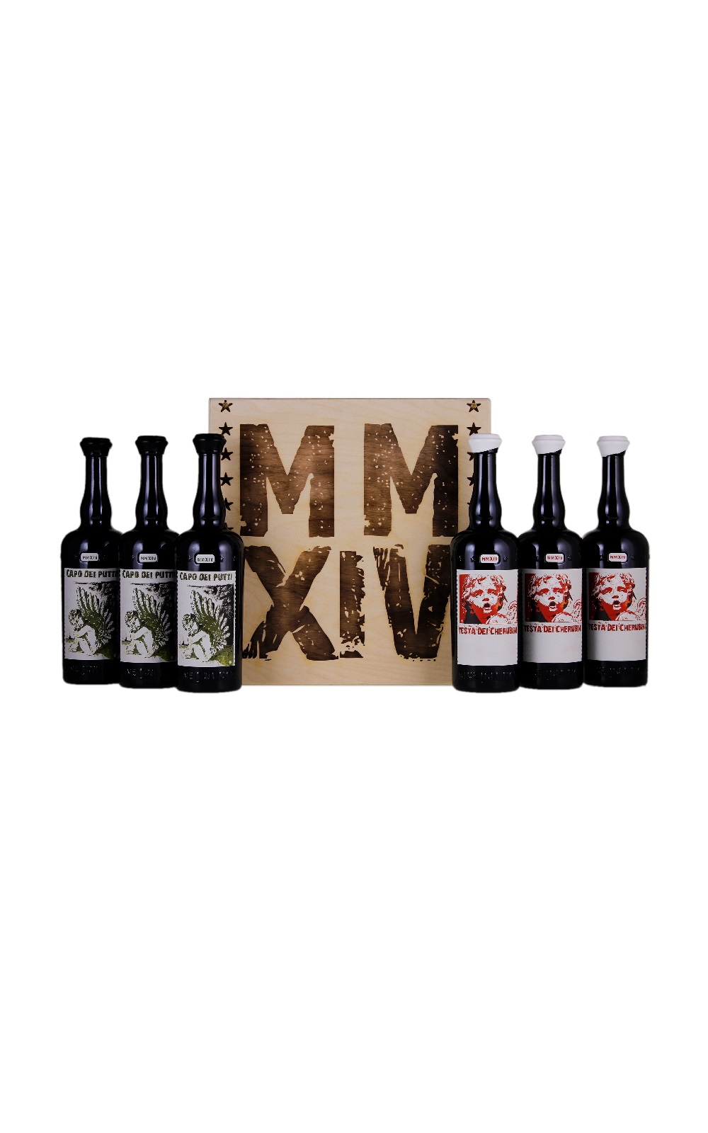 Sine Qua Non Syrah Capo dei Putti Grenache Testa dei Cherubinii 2014 辛卡儂酒莊 愛神邱比特希哈 智天使格納希 六入木箱收藏組