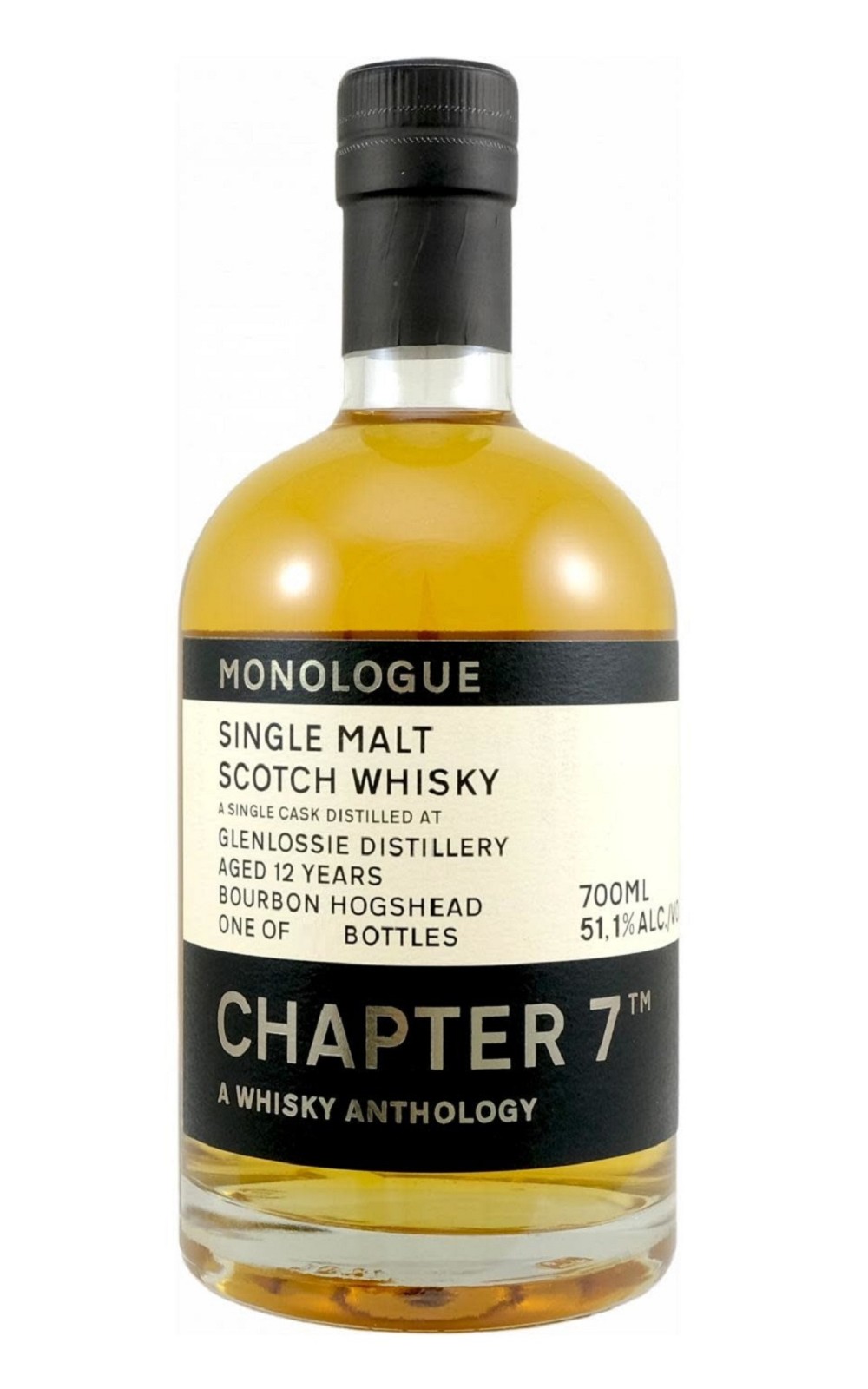 Chapter 7 Glenlossie 2008 Aged 12 Years Single Malt Scotch Whisky 第七樂章威士忌 格蘭洛斯2008 12年單一麥芽蘇格蘭威士忌