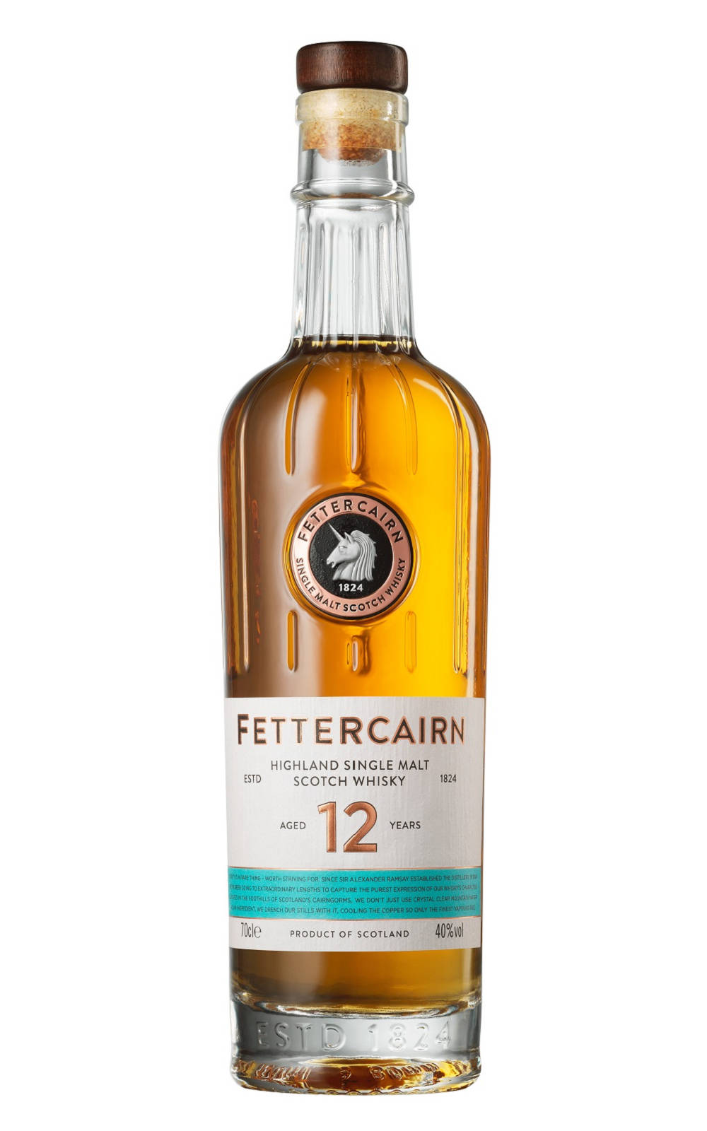 Fettercairn Distillery Aged 12 Years Highland Single Malt Scotch Whisky 費特肯蒸餾廠 12年 單一麥芽蘇格蘭威士忌