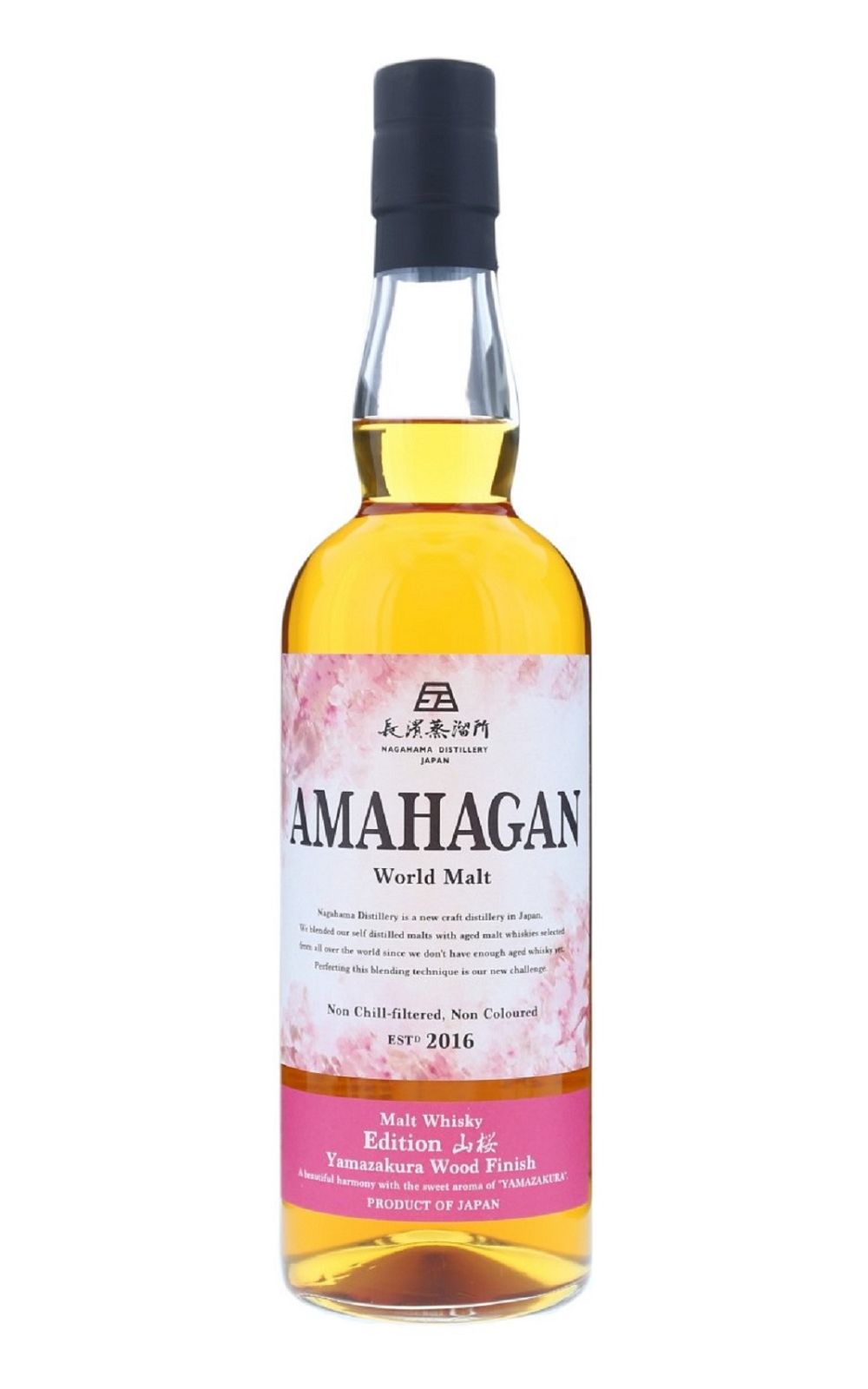 Nagahama Distillery AMAHAGAN World Blended Malt Whisky Edition 山櫻 Yamazakura Wood Finish 長濱蒸餾所 山櫻桶調和麥芽威士忌