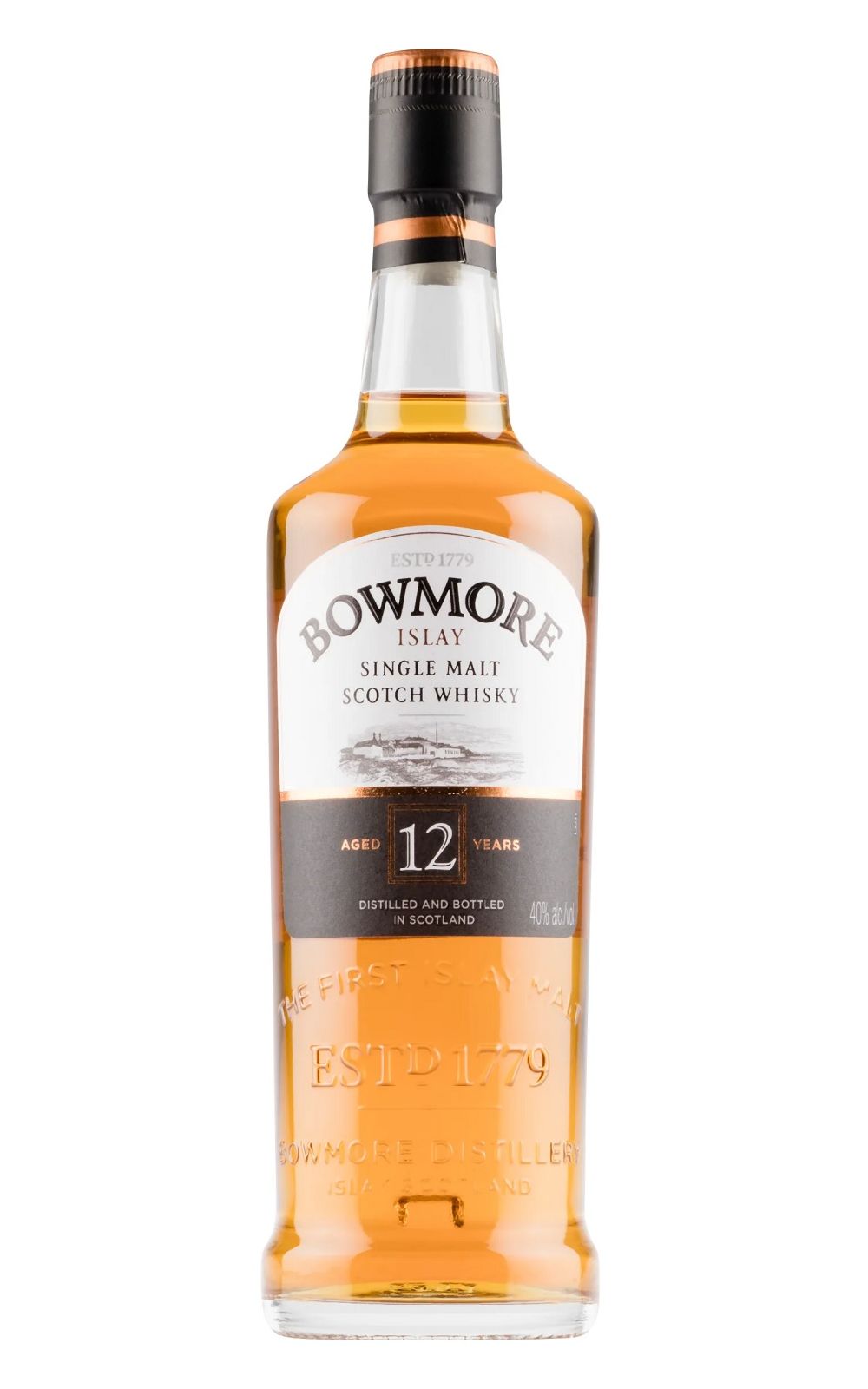 Bowmore Aged 12 Years Islay Single Malt Scotch Whisky 舊版 波摩蒸餾廠 12年 單一麥芽蘇格蘭威士忌 舊版