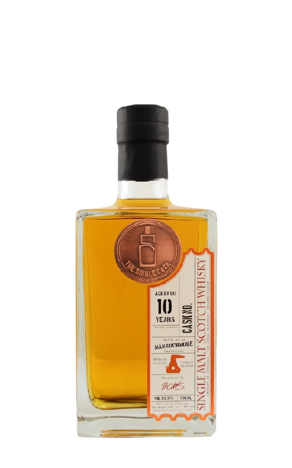 The Single Cask 2009 Mannochmore Aged 10 Years Single Malt Scotch Whisky 單桶系列 曼洛克摩 2009 10年 單一麥芽蘇格蘭威士忌