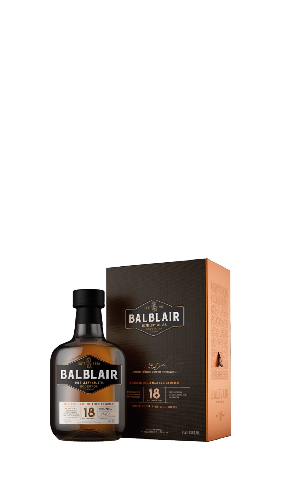 Balblair 18 Years Old Highland Single Malt Scotch Whisky 巴布萊爾 18年高地單一麥芽蘇格蘭威士忌