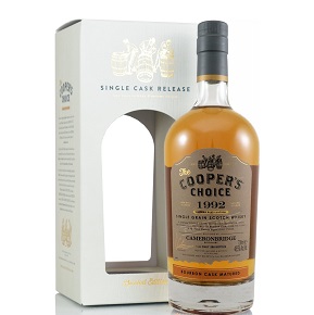 The Cooper's Choice-"Cameronbridge" 1992 28YO #115061 Bourbon Cask Scotch Whisky