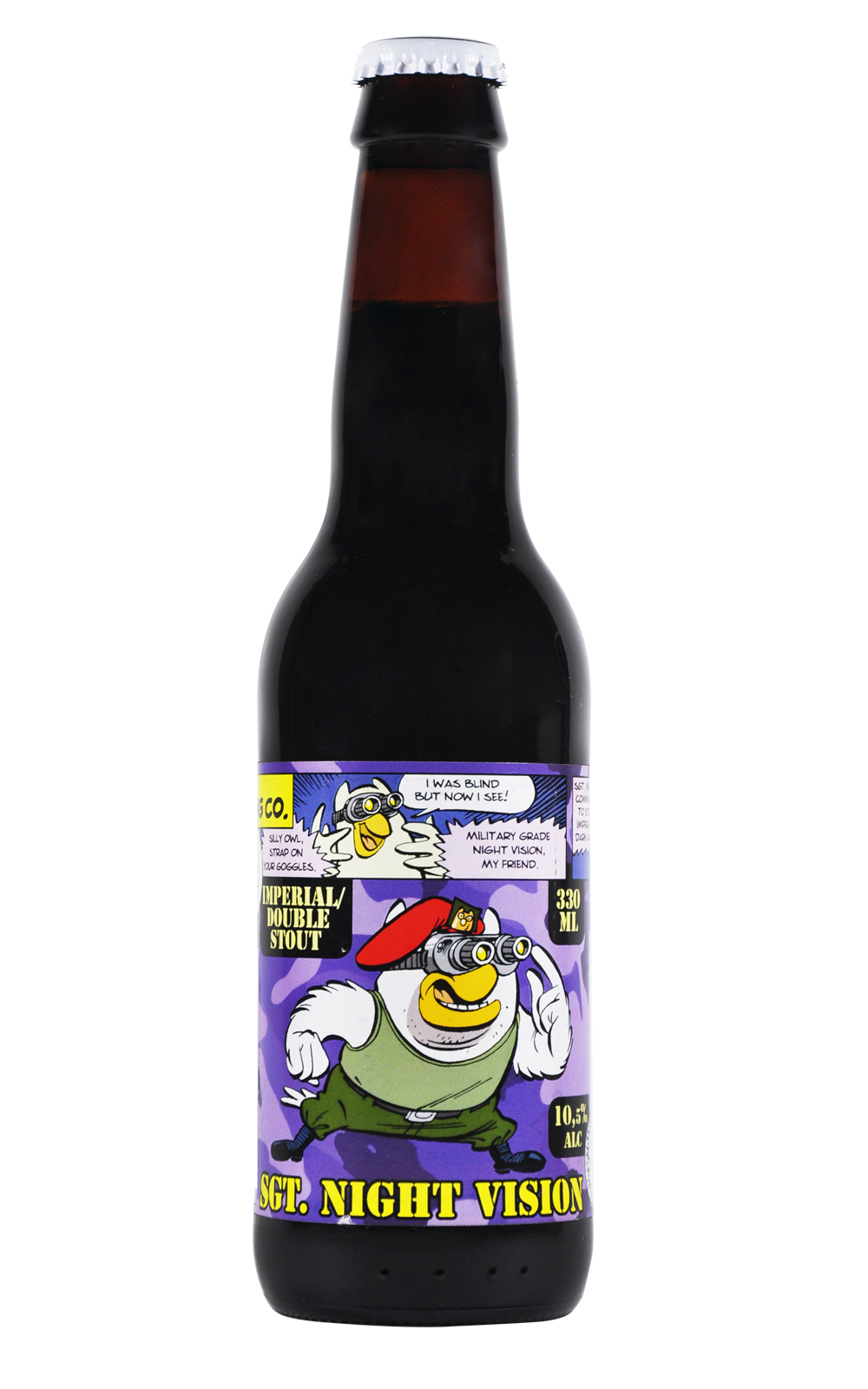 Het Uiltje Brewing Company SGT Nightvision Imperial Stout 貓頭鷹精釀啤酒廠 闇黑士官長 帝國司陶特