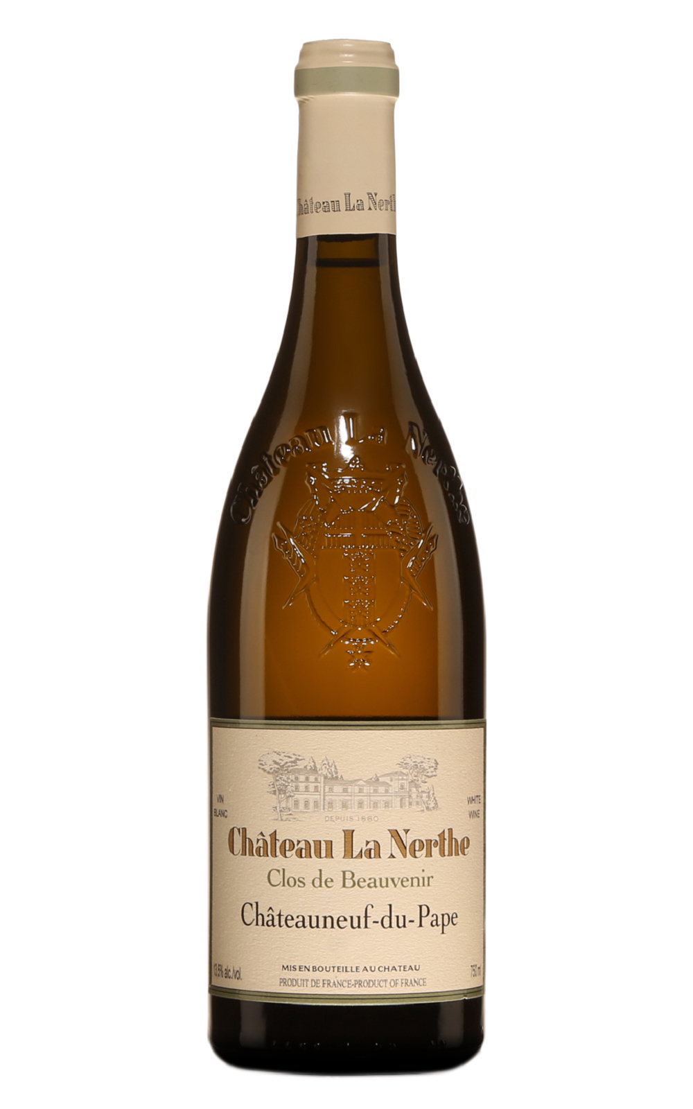 Chateau La Nerthe Chateauneuf du Pape Clos de Beauvenir Blanc 2017 奈特酒莊 教皇新堡 美好未來園 白酒
