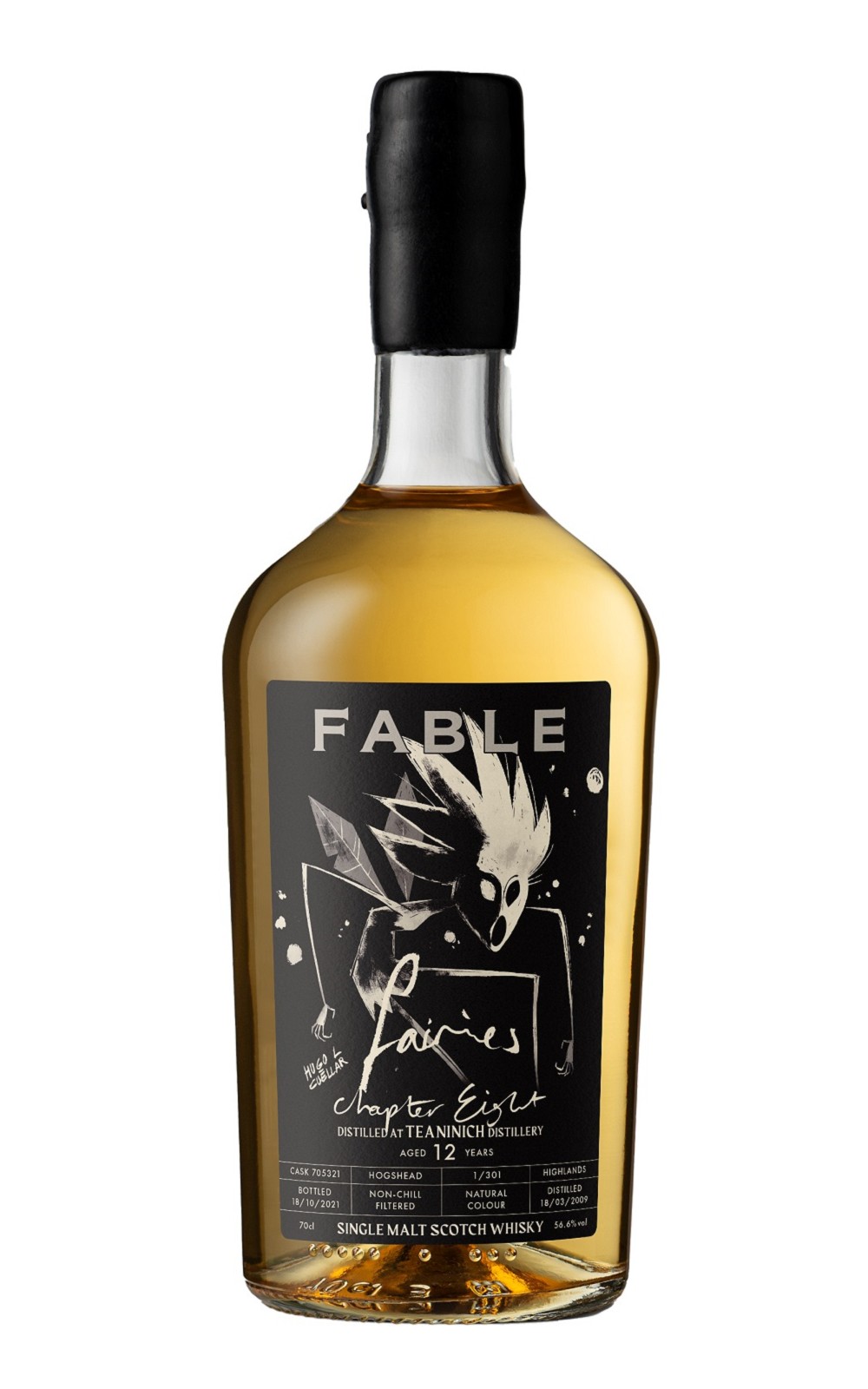 FABLE Chapter Eight Fairies Teaninich 2009 Aged 12 Years 705321 Single Malt Scotch Whisky 闇影傳說 第八章 妖精 帝尼尼 12年單桶單一麥芽蘇格蘭威士忌