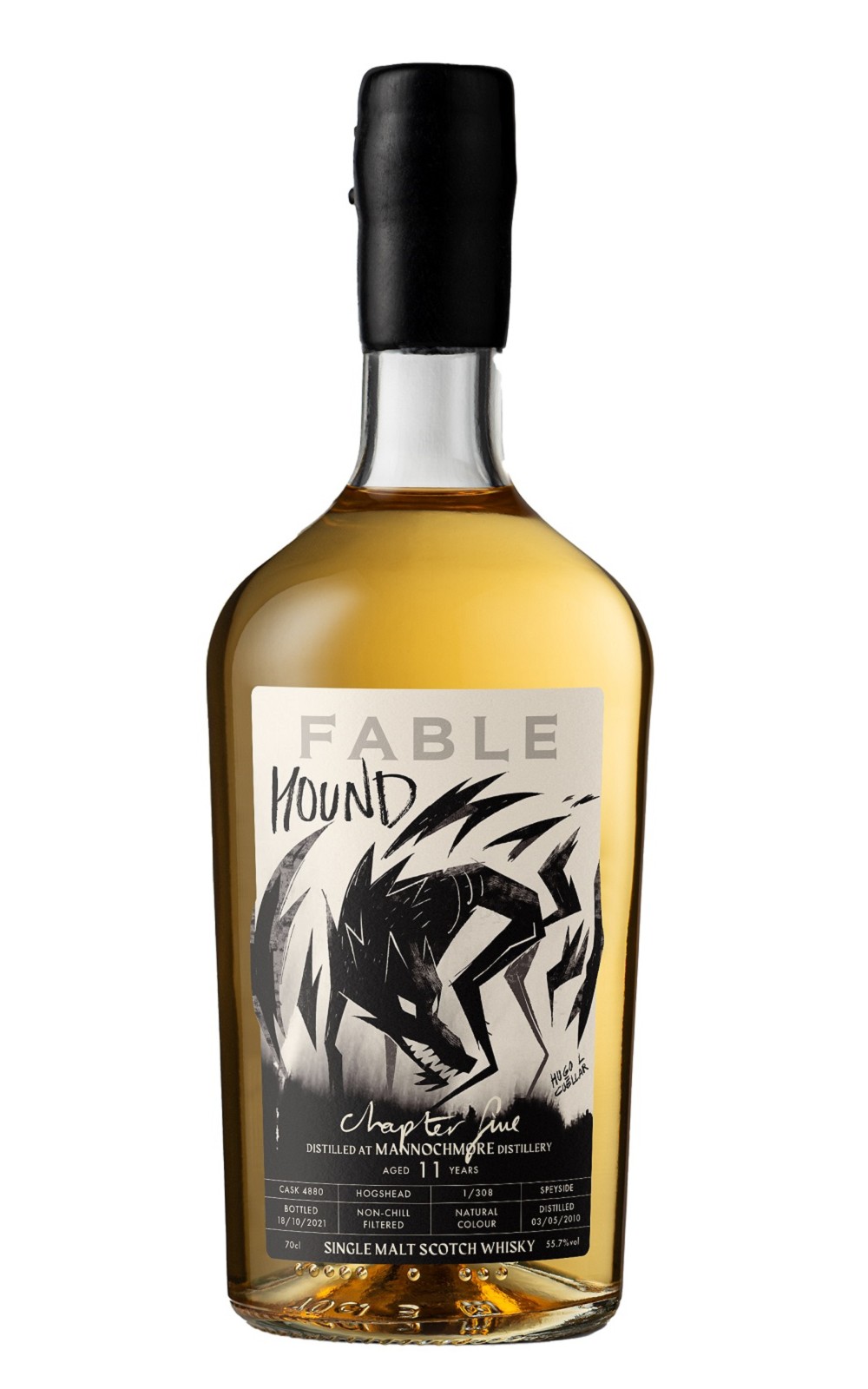 FABLE Chapter Five Hound Mannochmore 2010 Aged 11 Years 4880 Single Malt Scotch Whisky 闇影傳說 第五章 獵犬 曼洛克摩 11年單桶單一麥芽蘇格蘭威士忌